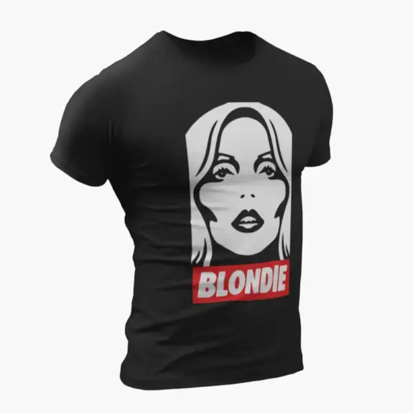 Blondie T-Shirt, Blondie Debbie Harris Black T-Shirt, Punk Rock Merchandise
