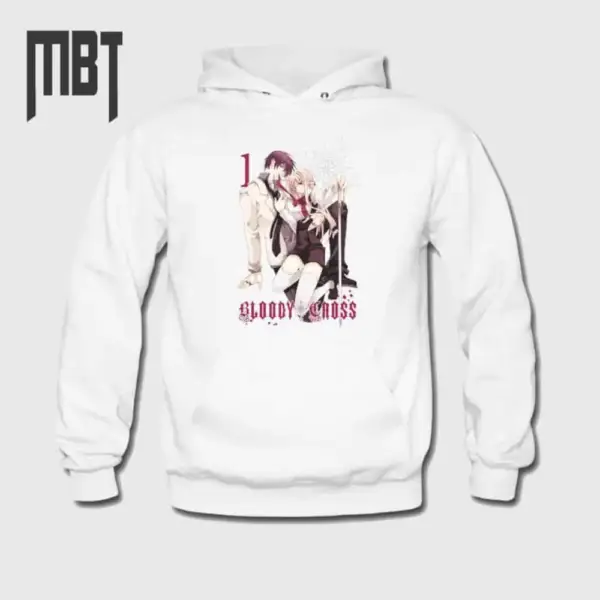 Bloody Cross Hoodie, Bloody Cross Anime Hooded Sweatshirt