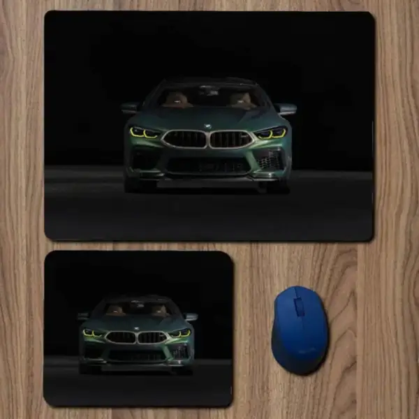 Bmw Mouse Pad, Bmw M8 Gran Coupé First Edition Large Mousepad for Gamers