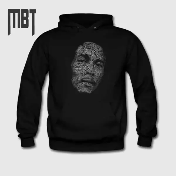 Bob Marley Hoodie, Bob Marley Reggae Hooded Sweatshirt