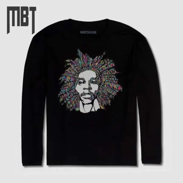 Bob Marley Long Sleeve T-Shirt, Bob Marley Reggae Long Sleeve Tee-Shirt