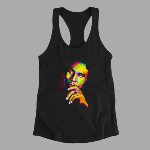 Bob Marley Tank Top, Bob Marley One Love Black Athlete