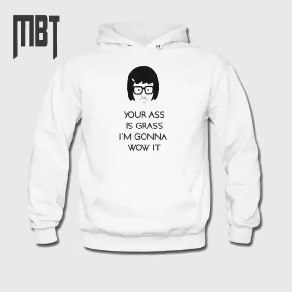 Bob's Burger Hoodie, Bob's Burger Tina Belcher Hooded Sweatshirt