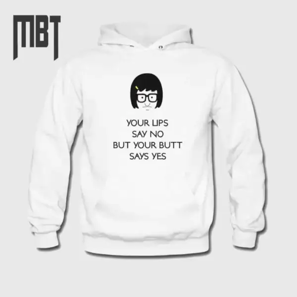 Bob's Burger Hoodie, Bob's Burger Tina Belcher Hooded Sweatshirt