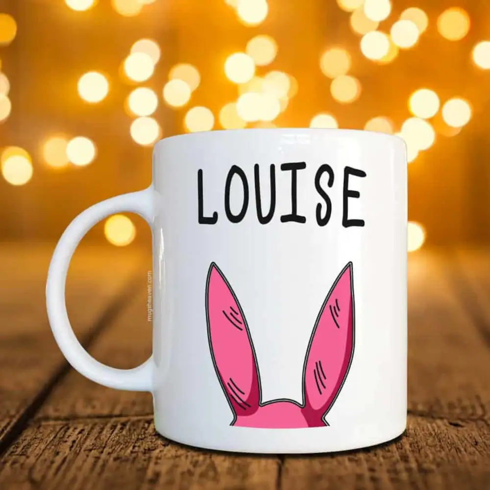 Bob's Burger Mug, Louise Coffee Mug