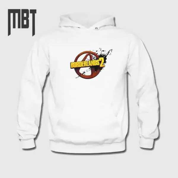 Borderlands 2 Game Hoodie, Borderlands 2 Logo Hooded Sweatshirt