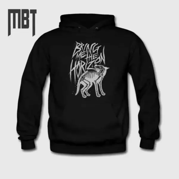 Bring Me The Horizon Band Hoodie, Bring Me The Horizon Artwork Hooded Sweatshirt
