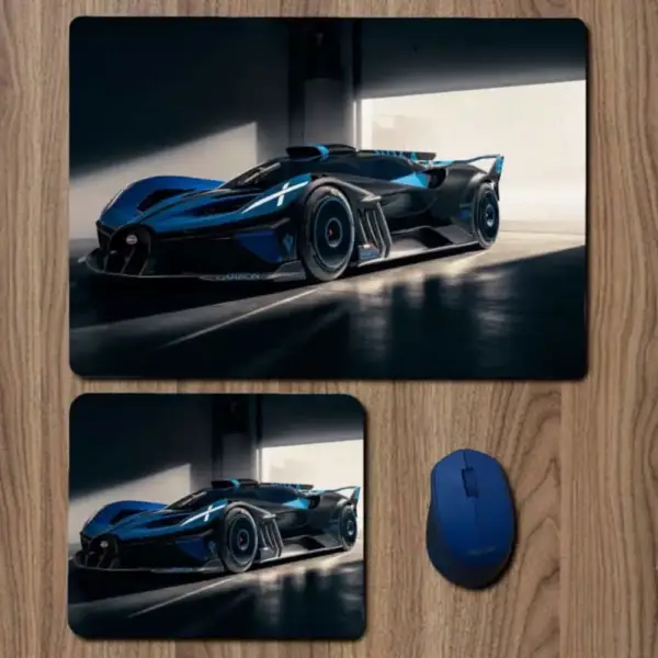 Bugatti Mouse Pad, Bugatti Bolide Large Mousepad for Gamers