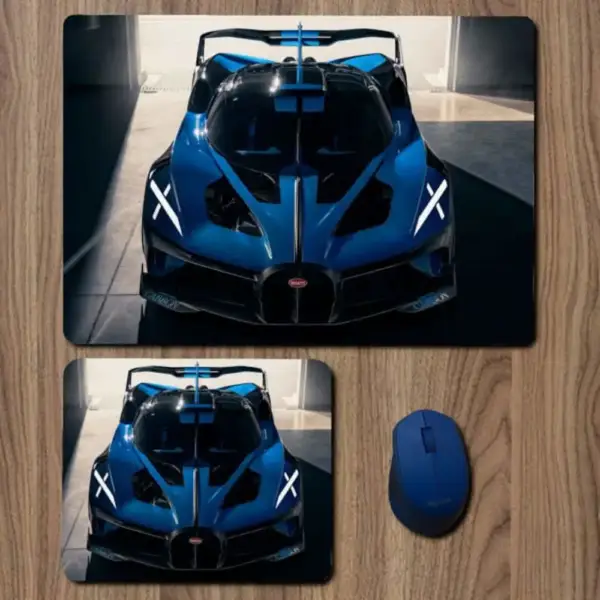 Bugatti Mouse Pad, Bugatti Bolide Large Mousepad for Gamers