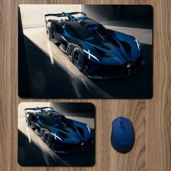 Bugatti Mouse Pad, Bugatti Bolide Large Mousepad for Gamers