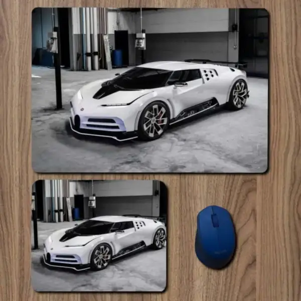Bugatti Mouse Pad, Bugatti Centodieci Large Mousepad for Gamers