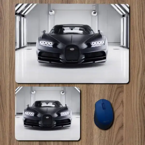 Bugatti Mouse Pad, Bugatti Chiron Large Mousepad for Gamers