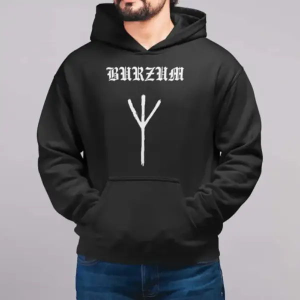Burzum Hoodie, Burzum Draugen - Rarities Hooded Sweatshirt - Image 2