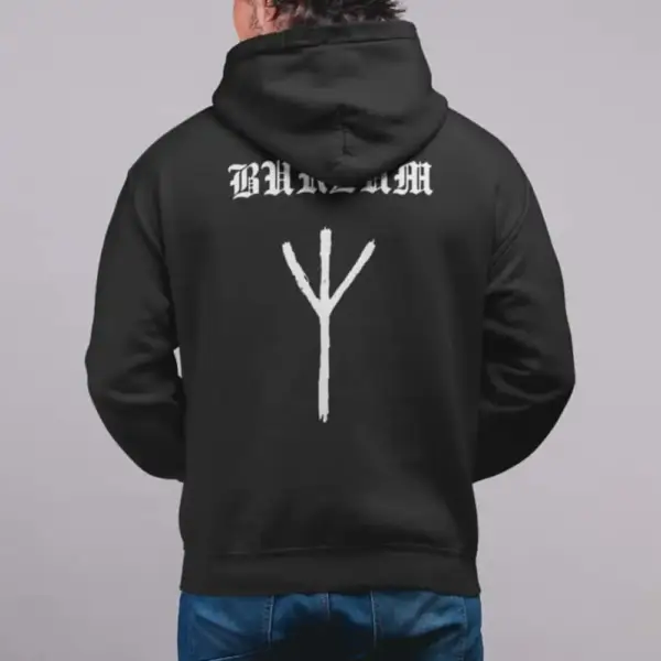 Burzum Hoodie, Burzum Draugen - Rarities Hooded Sweatshirt - Image 3