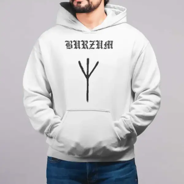 Burzum Hoodie, Burzum Draugen - Rarities Hooded Sweatshirt - Image 2