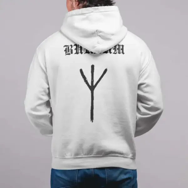 Burzum Hoodie, Burzum Draugen - Rarities Hooded Sweatshirt - Image 3