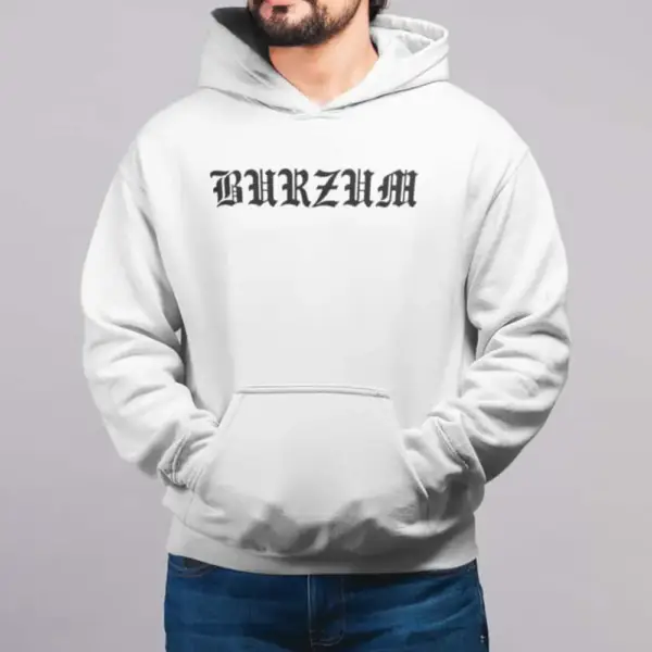 Burzum Hoodie, Burzum Logo Hooded Sweatshirt - Image 2