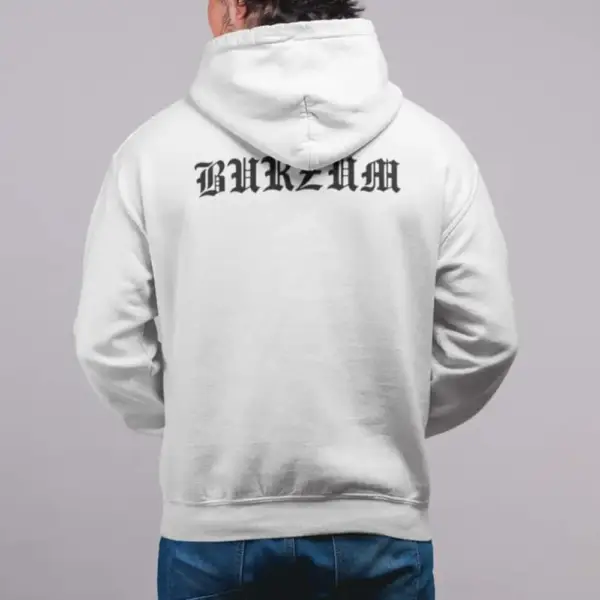 Burzum Hoodie, Burzum Logo Hooded Sweatshirt - Image 3