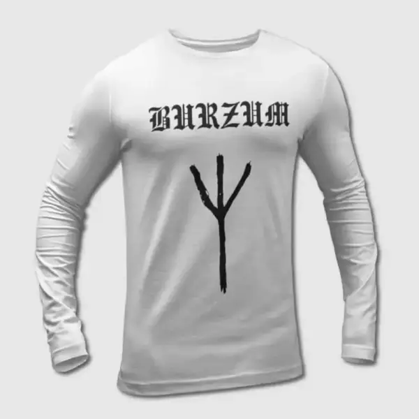 Burzum Long Sleeve T-Shirt, Burzum Draugen - Rarities Long Sleeve Tee-Shirt
