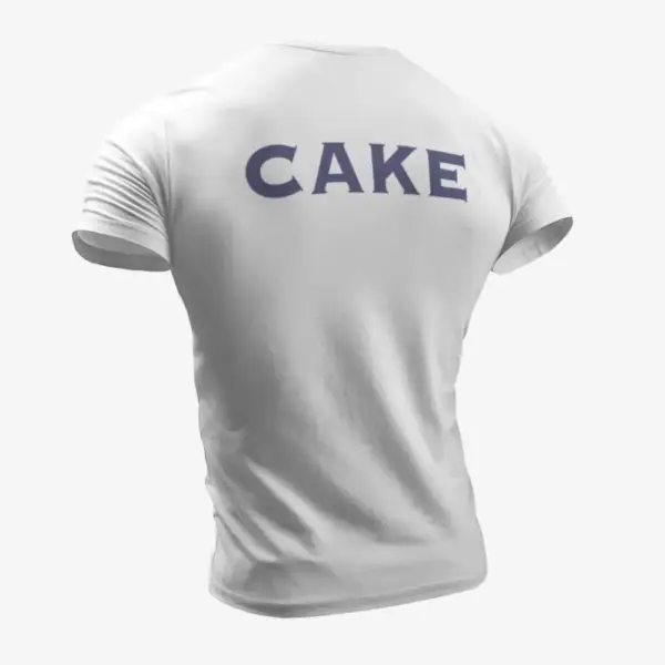 Cake T-Shirt, Cake Band Logo White T-Shirt - Image 2