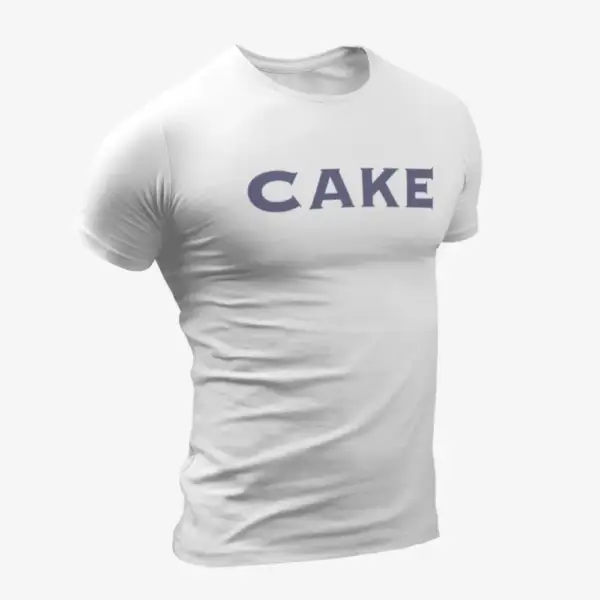 Cake T-Shirt, Cake Band Logo White T-Shirt