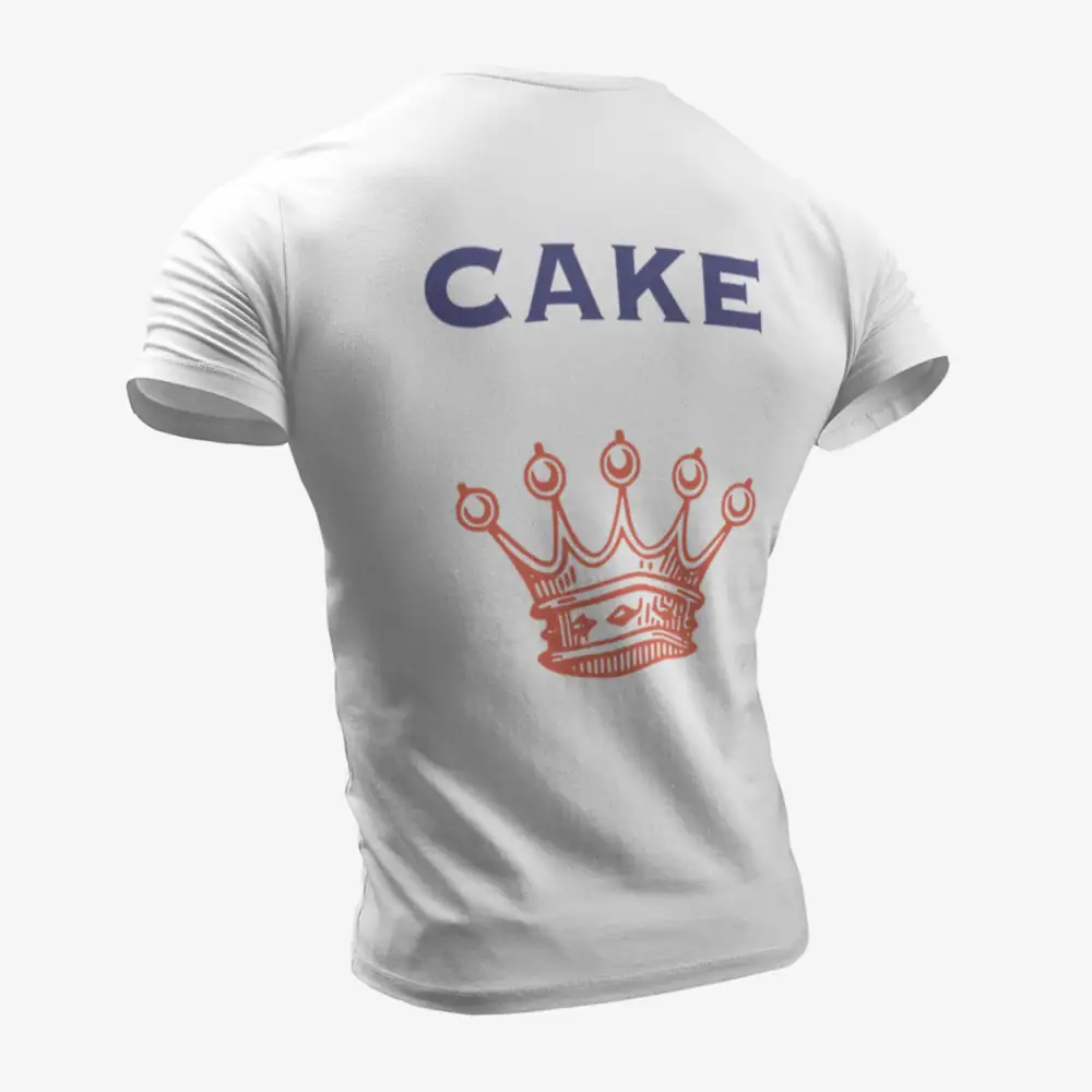 Cake T-Shirt, Cake Fashion Nugget White T-Shirt - Image 2