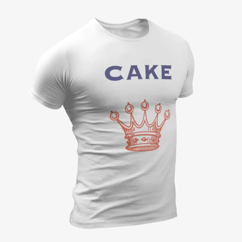 Cake T-Shirt, Cake Fashion Nugget White T-Shirt