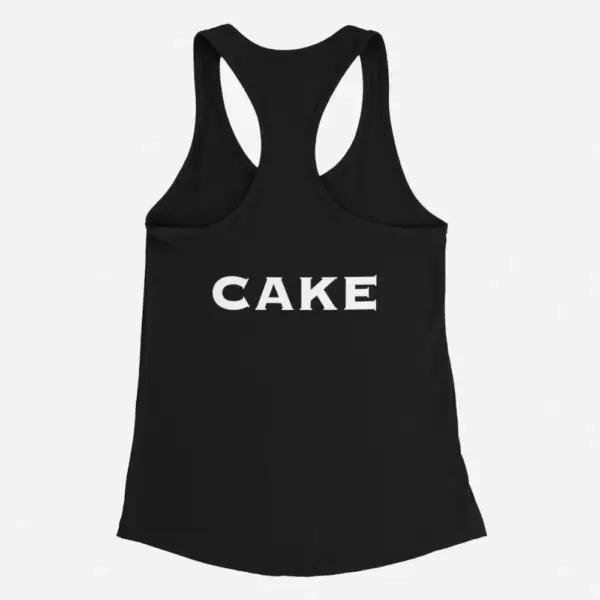 Cake Tank Top, Cake Band Logo Black Tank Top - Image 2