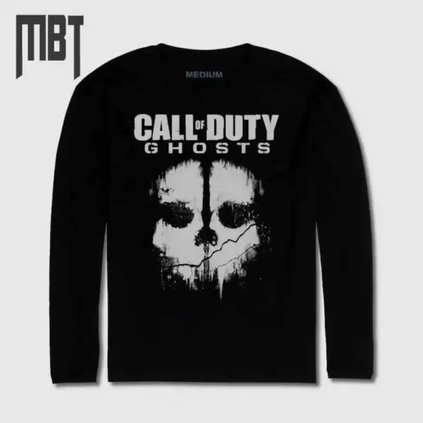 Call of Duty Long Sleeve T-Shirt, Call of Duty Ghosts Long Sleeve Tee-Shirt