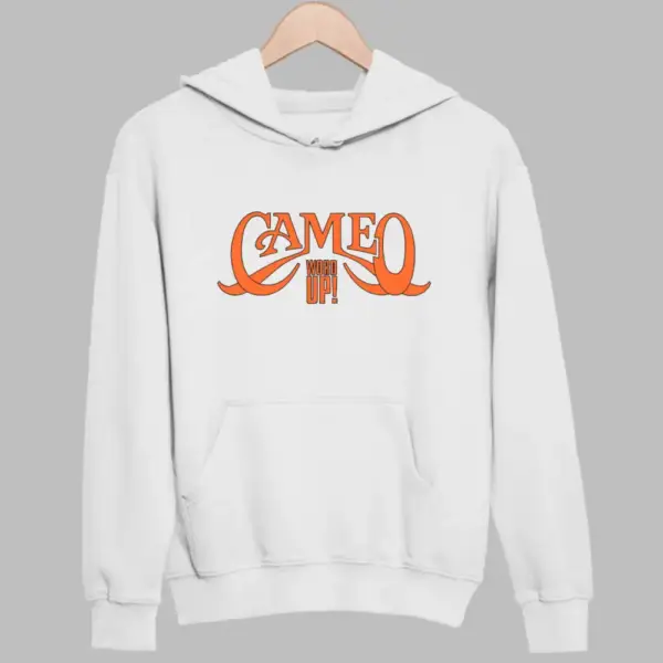 Cameo Hoodie, Cameo Word Up White Sweatshirt