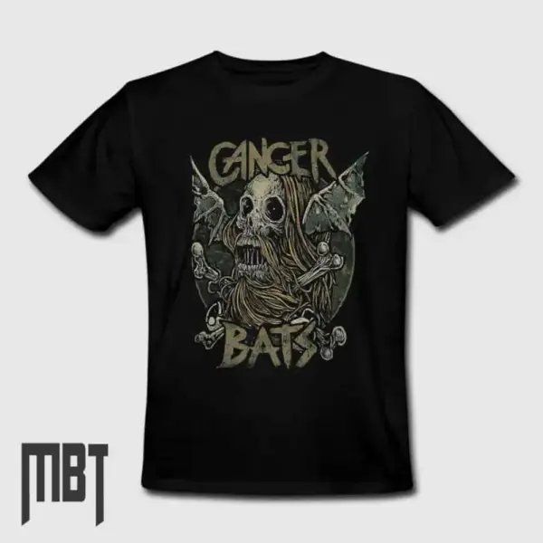 Cancer Bats Band T-Shirt, Cancer Bats Logo Tee-Shirt
