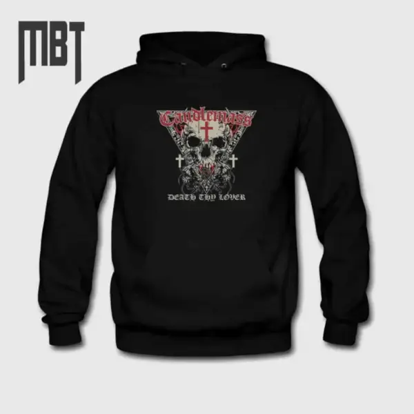 Candlemass Band Hoodie, Candlemass Death Thy Lover Cover Hooded Sweatshirt