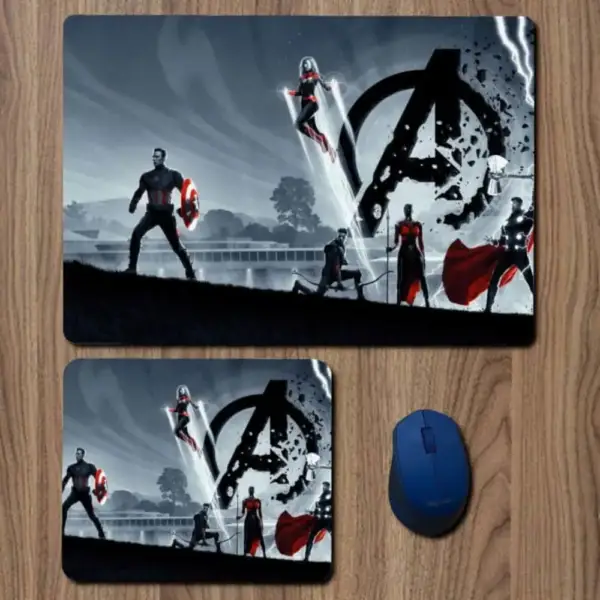 Captain America Avengers Endgame Mouse Pad, Captain America Avengers Endgame Movie Large Mousepad for Gamers