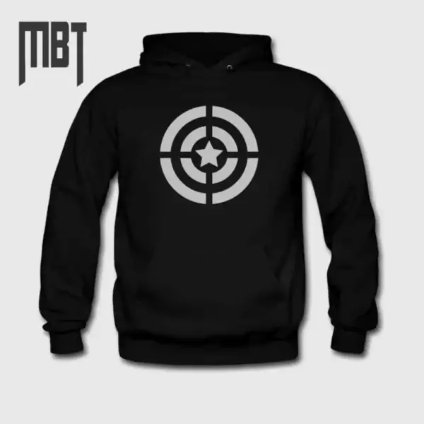 Captain America Hoodie, Captain America Logo Hooded Sweatshirt