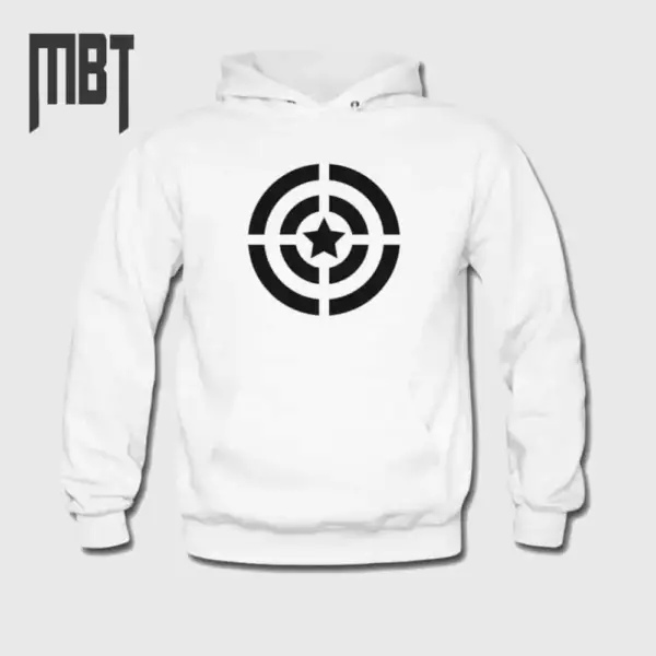 Captain America Hoodie, Captain America Logo Hooded Sweatshirt
