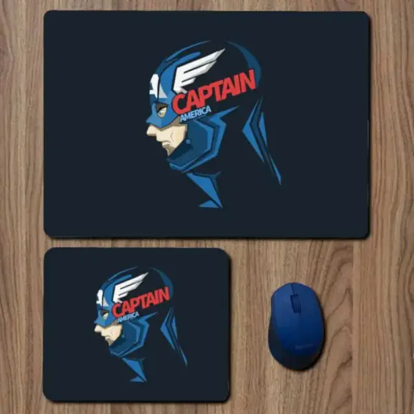 Captain America Mouse Pad, Captain America Large Mousepad for Gamers