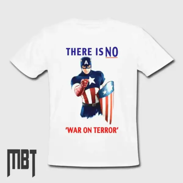 Captain America T-Shirt, Captain America War On Terror Tee-Shirt