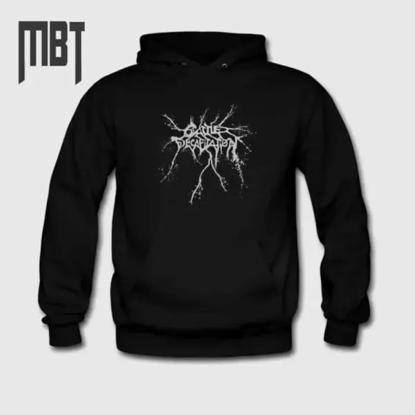 Cattle Decapitation Band Hoodie, Cattle Decapitation Logo Hooded Sweatshirt