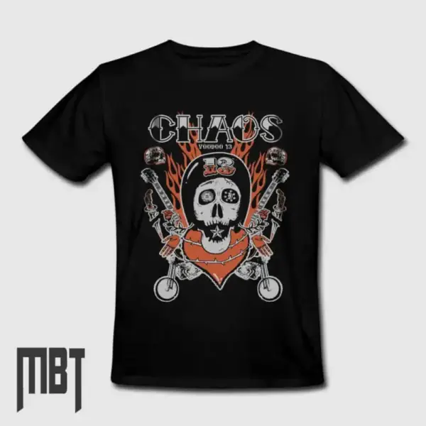 Chaos Voodoo 13 T-Shirt, Chaos Voodoo 13 Music and Motorcycle Festival Tee-Shirt