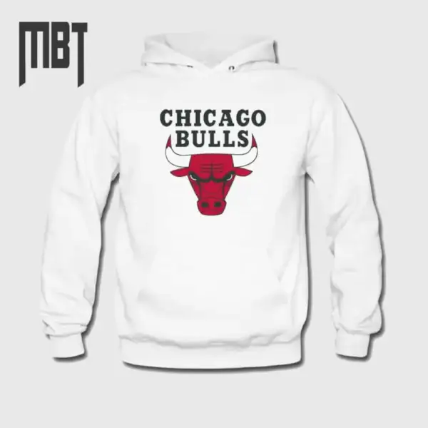 Chicago Bulls Hoodie, Chicago Bulls Logo Hooded Sweatshirt