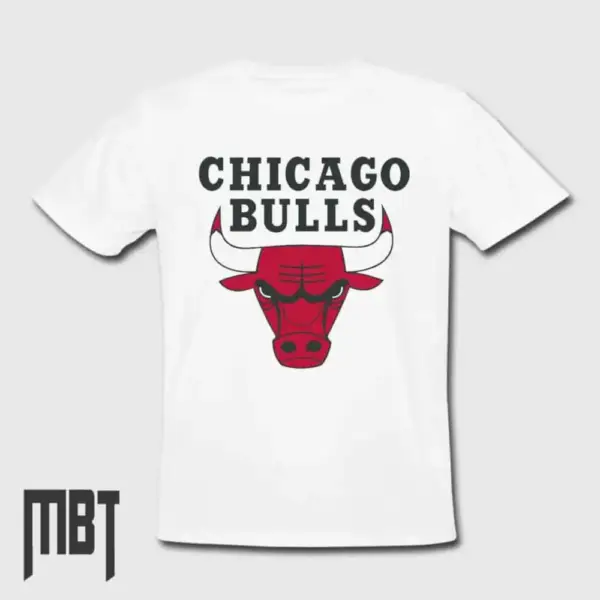 Chicago Bulls T-Shirt, Chicago Bulls Logo Tee-Shirt