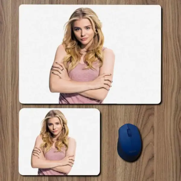 Chloe Grace Moretz Mouse Pad, Chloe Grace Moretz Large Mousepad for Gamers