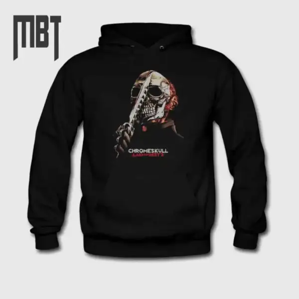ChromeSkull Long Sleeve Hoodie, ChromeSkull Laid To Rest 2 Movie Hooded Sweatshirt
