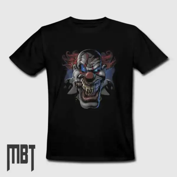 Clown Evil T-Shirt, Clown Evil Horror Tee-Shirt