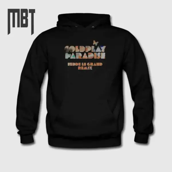 Coldplay Hoodie, Coldplay Paradise Hooded Sweatshirt