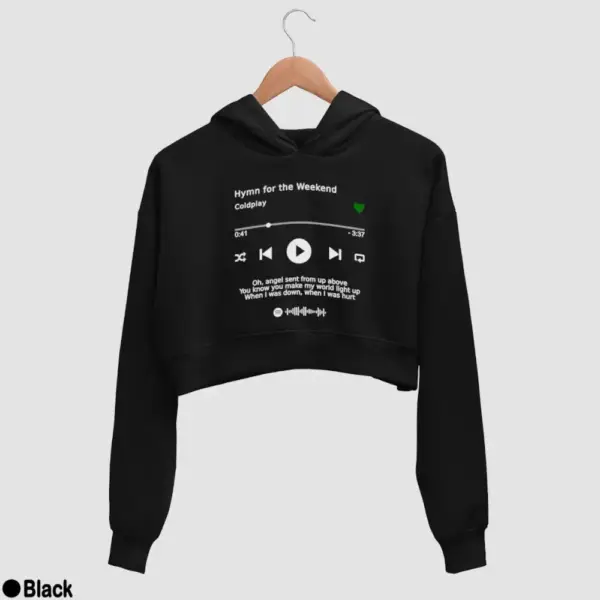 Coldplay Hymn for the Weekend Crop Hoodie