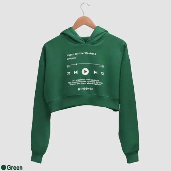 Coldplay Hymn for the Weekend Crop Hoodie - Image 5