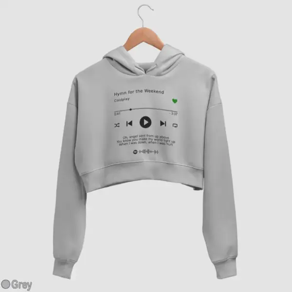 Coldplay Hymn for the Weekend Crop Hoodie - Image 6