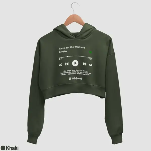 Coldplay Hymn for the Weekend Crop Hoodie - Image 7