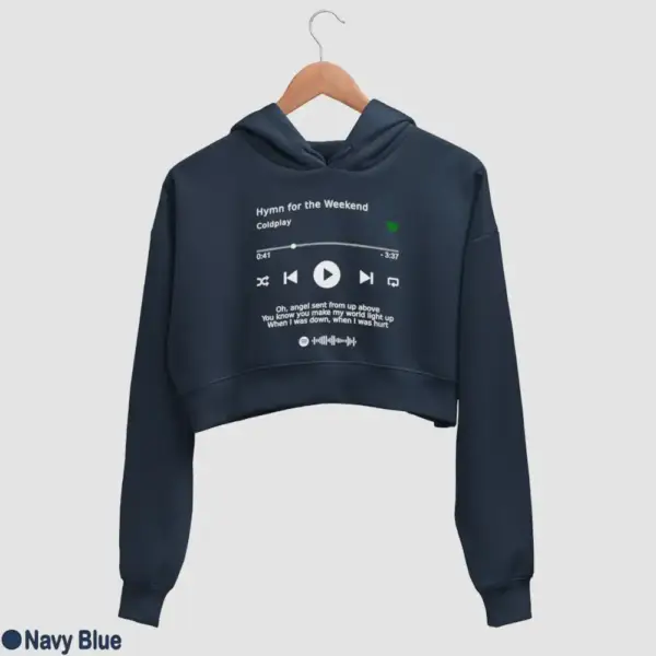 Coldplay Hymn for the Weekend Crop Hoodie - Image 8